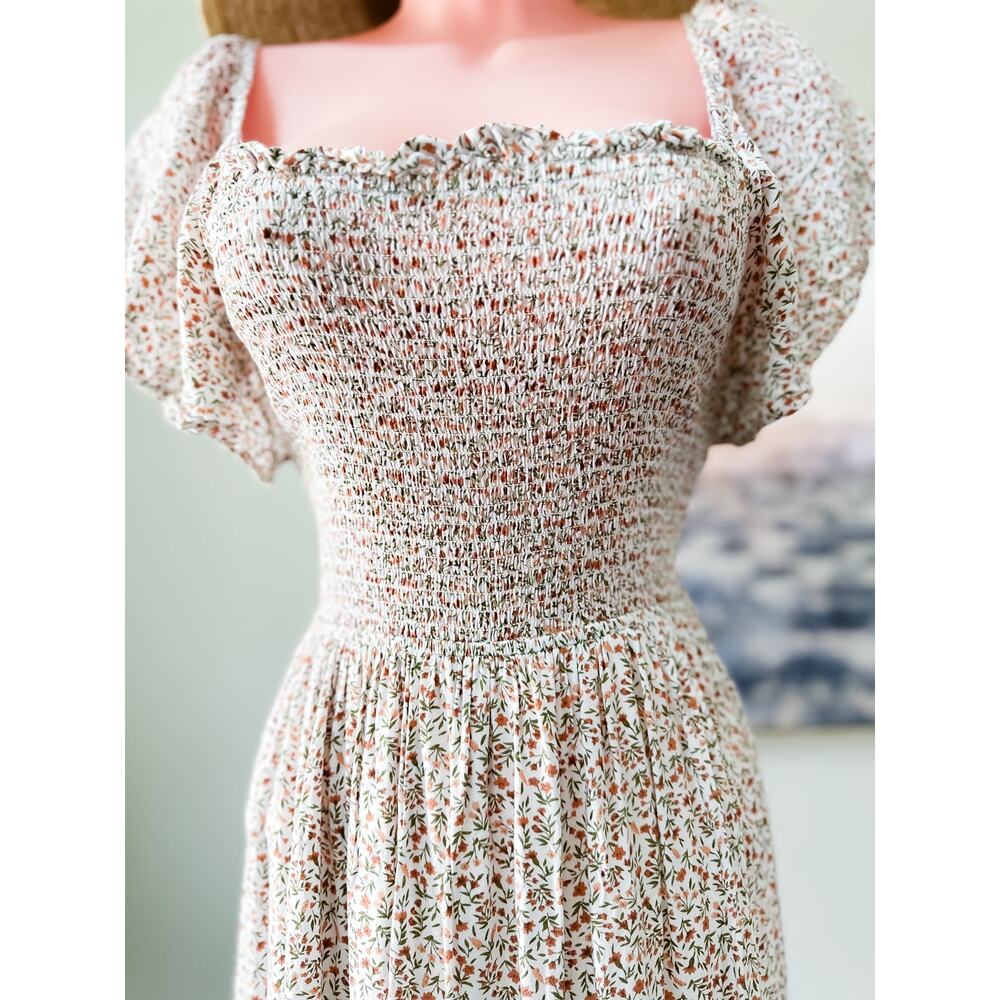 Milkmaid Romance meets Morning Light Prairie Romance Cottagecore maxi dress - Picture 5 of 8